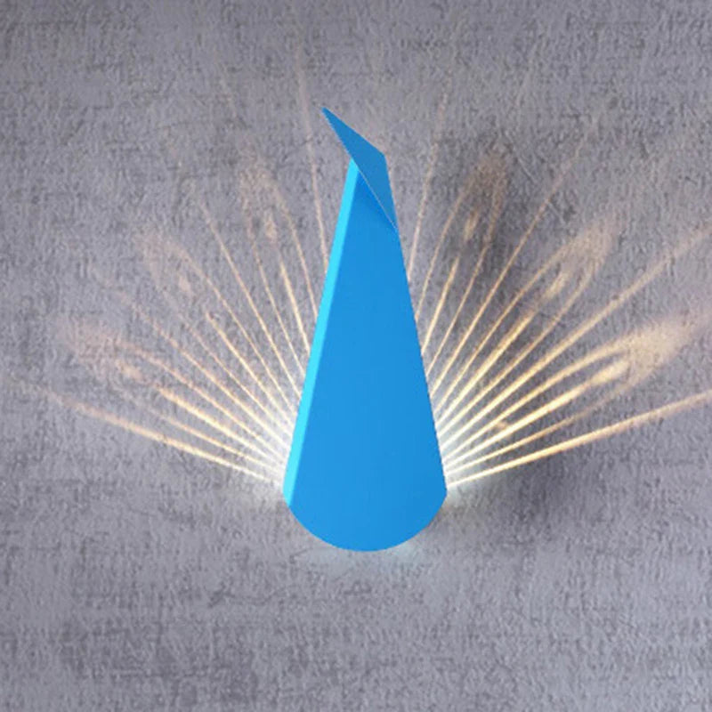 Skorter | ElegantLight - Peacock Lamp Modern LED Wall Lamp