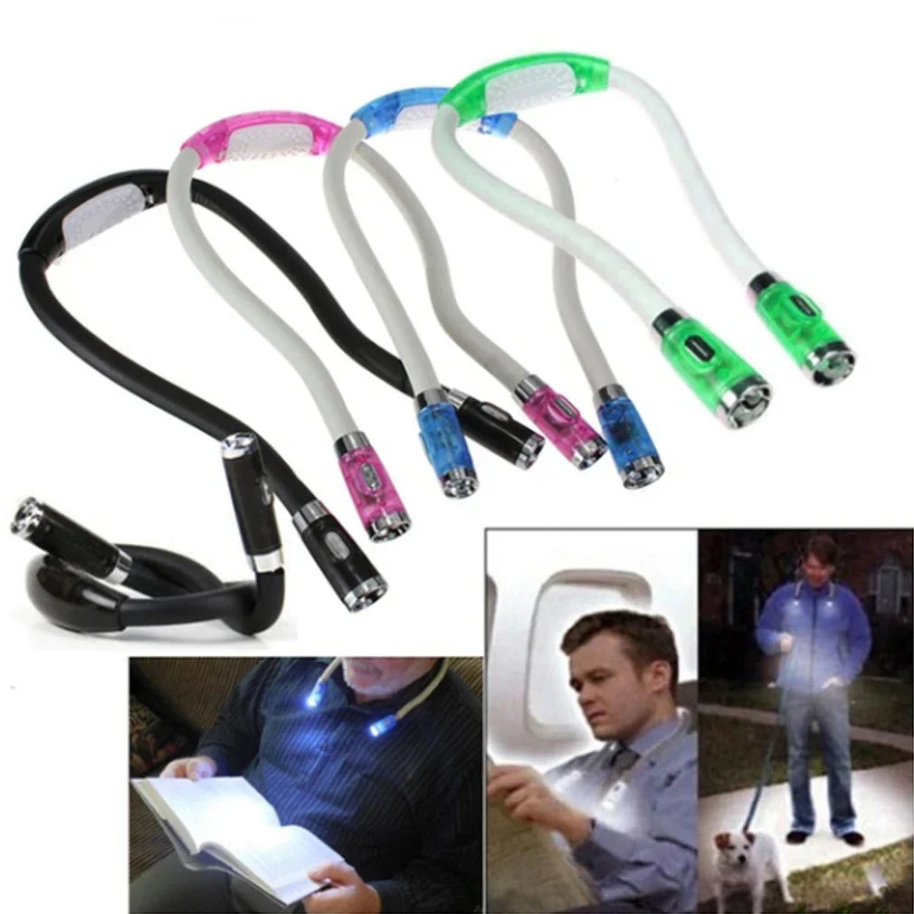 Skorter | Wearable Neck Lamp with LED for Knitting, Crocheting and Reading – Handsfree Light