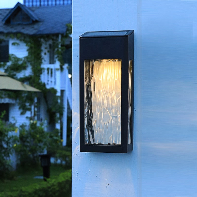 Skorter | SolarBurst – Outdoor Wall Lamp with Solar Energy