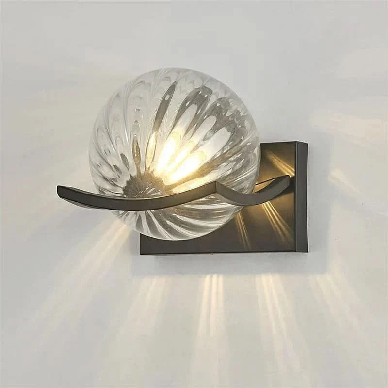 Skorter | Modern LED Wall Lamp with Glass Panel