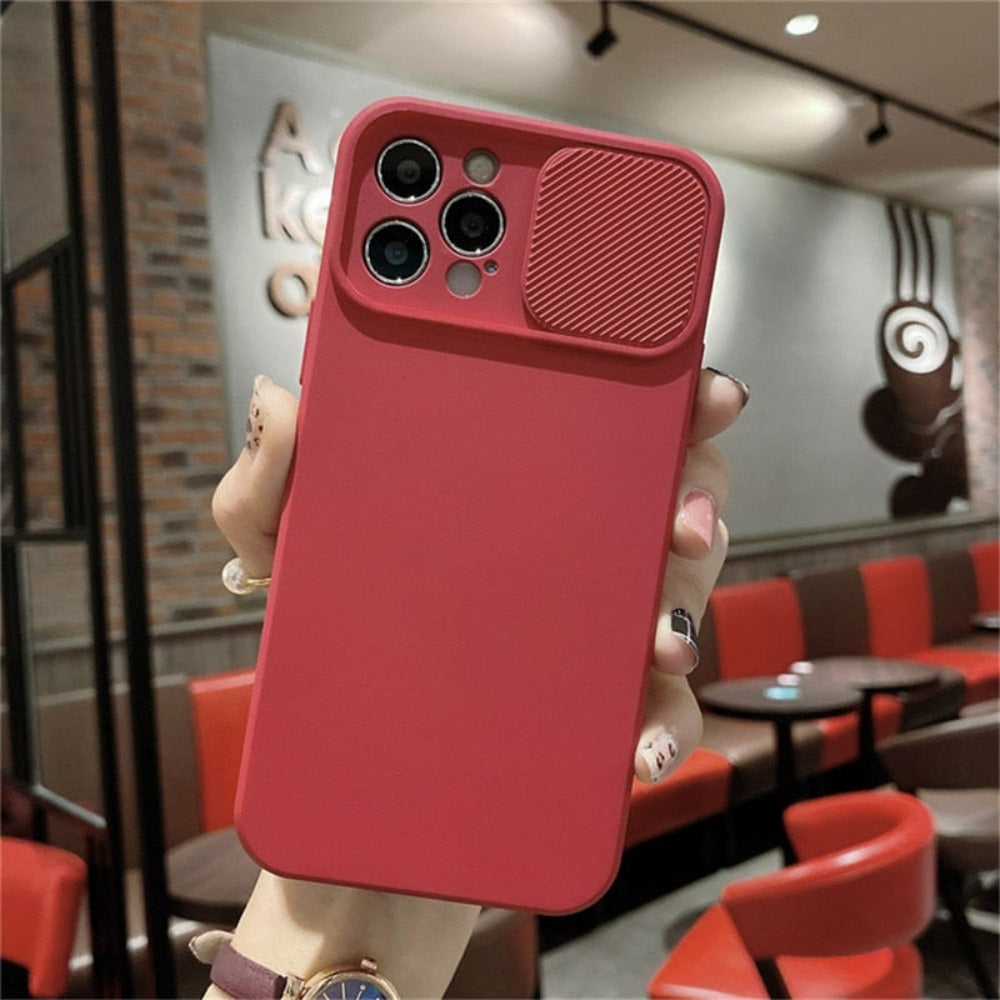 Skorter | Case With Lens Cover For IPhone