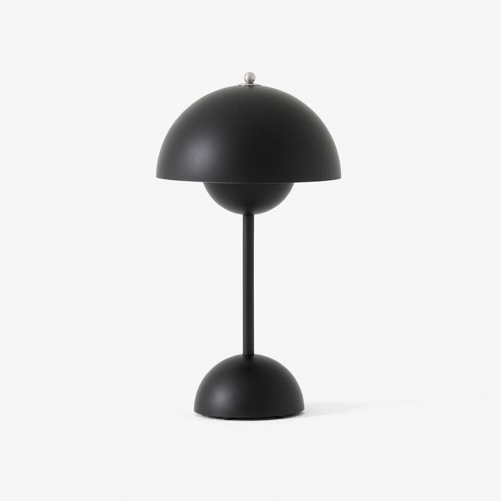 Skorter | Flowerpot Table Lamp - Rechargeable Bedside Lamp & Cordless Design Mushroom Shaped Lamps