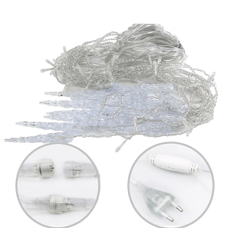 Skorter | CrystalGlow - LED Lighting Curtain for Outdoors