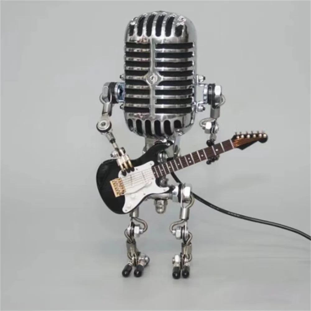 Skorter | Dimmable Robot Table Lamp with Guitar Design
