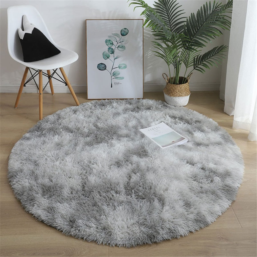 Skorter | Soft Fluffy Round Rug