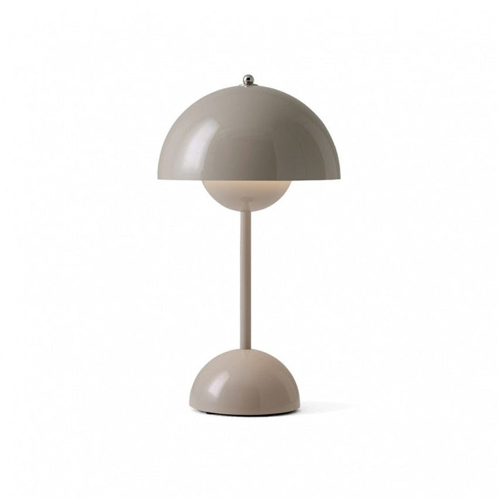 Skorter | Flowerpot Table Lamp - Rechargeable Bedside Lamp & Cordless Design Mushroom Shaped Lamps