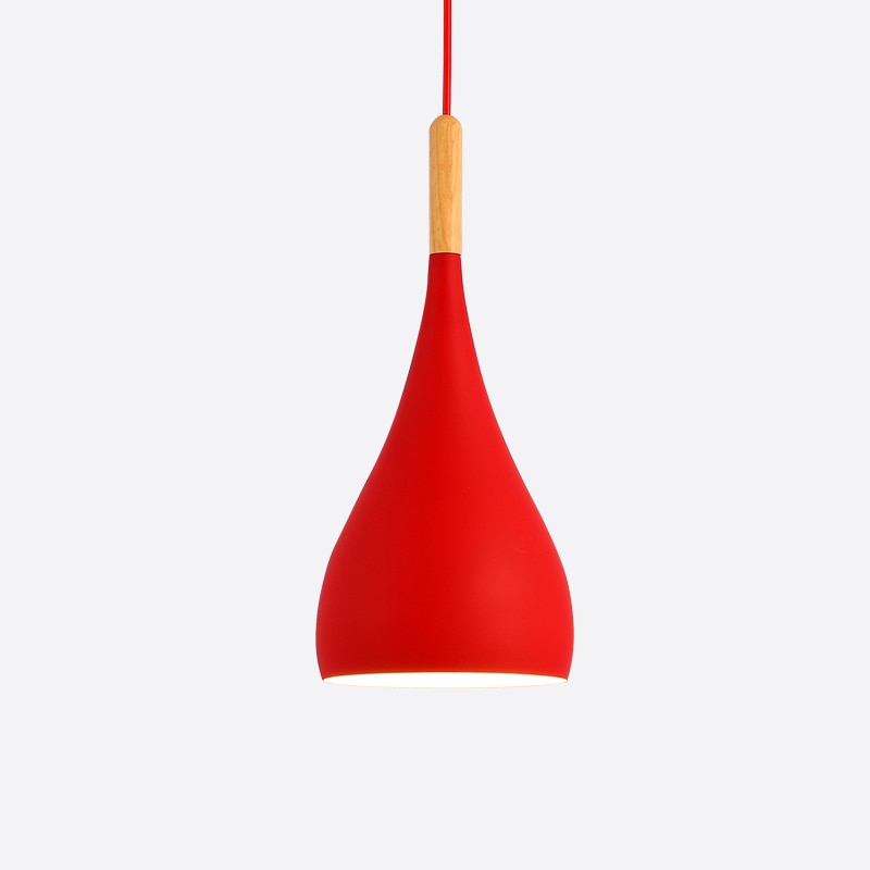 Skorter | Talon - Modern Drop-Shaped Wooden Pendant Light Scandinavian Ceiling Light