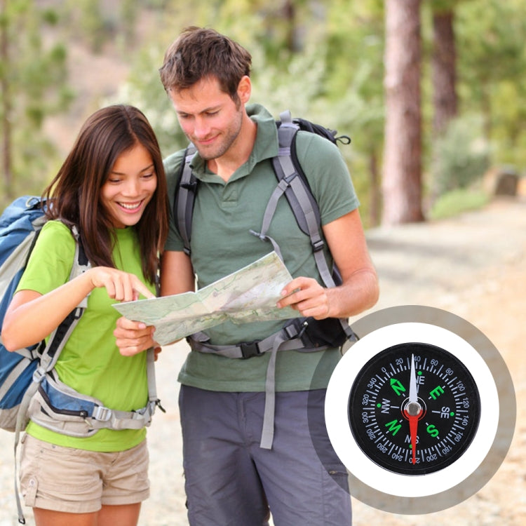 Skorter | 10 PCS 40mm Outdoor Sports Camping Hiking Pointer Guider Plastic Compass Hiker Navigation, Random Color Delivery