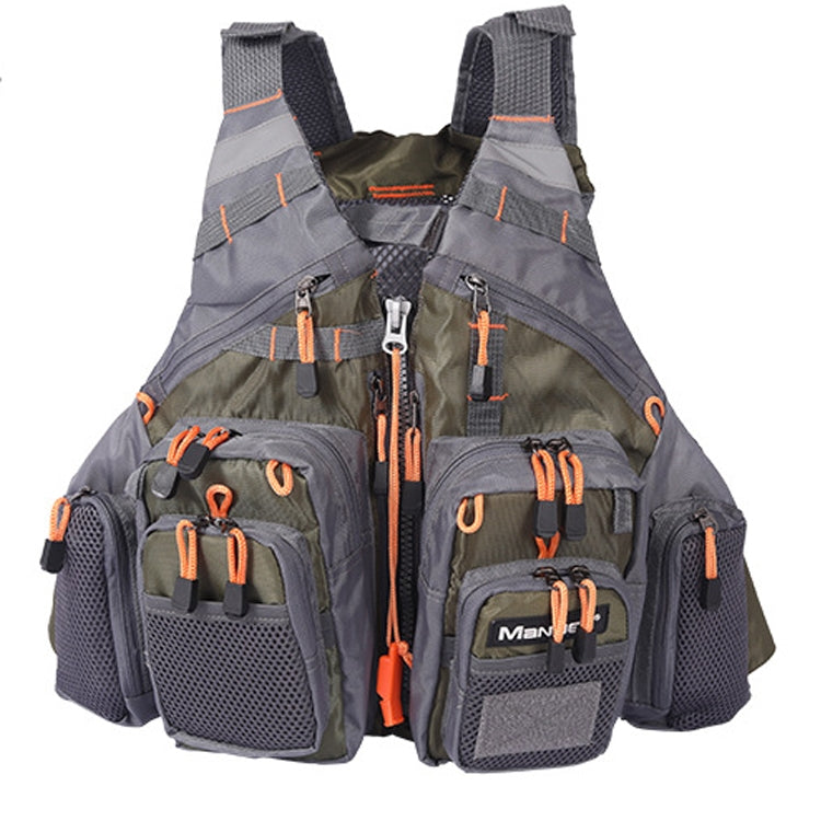 Skorter | MANNER Outdoor Multifunctional Fishing Life Vest Swimming Life Jacket (Army Green)