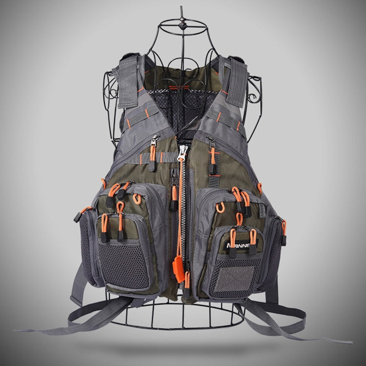 Skorter | MANNER Outdoor Multifunctional Fishing Life Vest Swimming Life Jacket (Army Green)