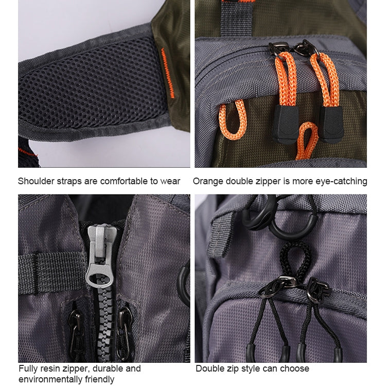 Skorter | MANNER Outdoor Multifunctional Fishing Life Vest Swimming Life Jacket (Army Green)