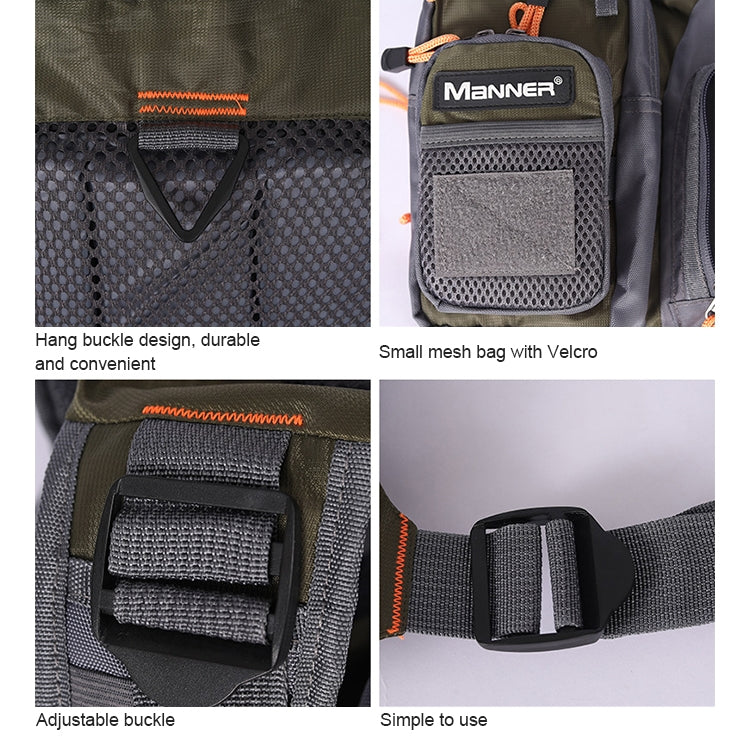 Skorter | MANNER Outdoor Multifunctional Fishing Life Vest Swimming Life Jacket (Army Green)