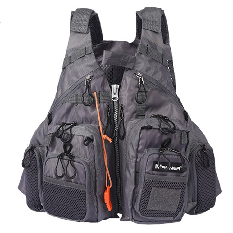 Skorter | MANNER Outdoor Multifunctional Fishing Life Vest Swimming Life Jacket (Grey)
