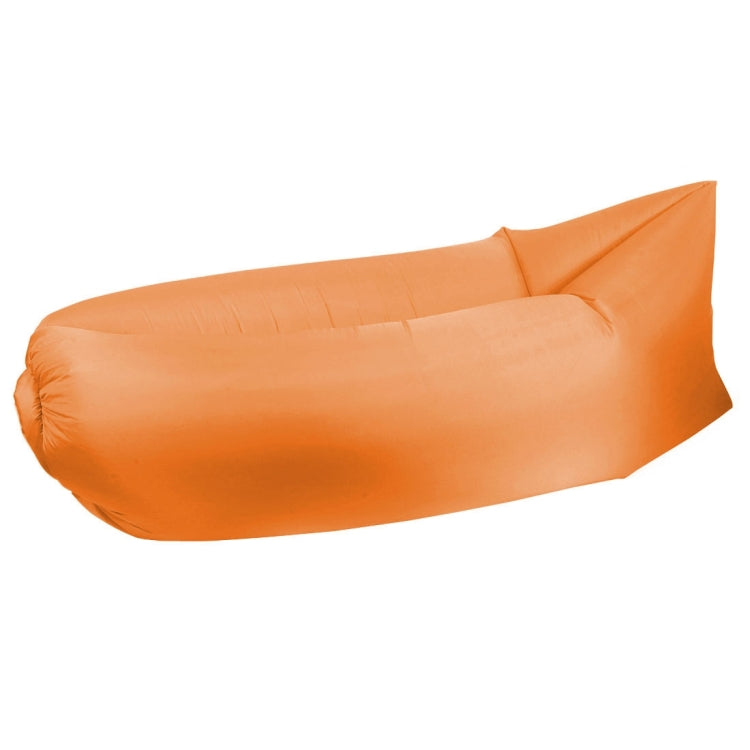 Skorter | Inflatable Lounger Polyester Fabric Compression Air Bag Sofa for Beach / Travelling / Hospitality / Fishing, Size: 185cm x 75cm x 50cm, Normal Quality(Orange)