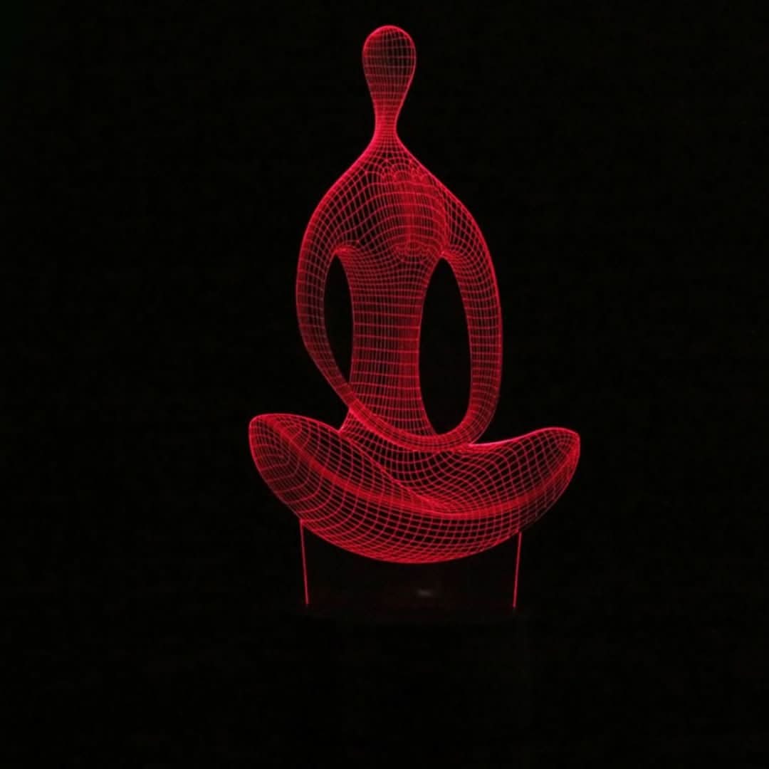 Skorter | Yoga Meditation 3d Led Lamp