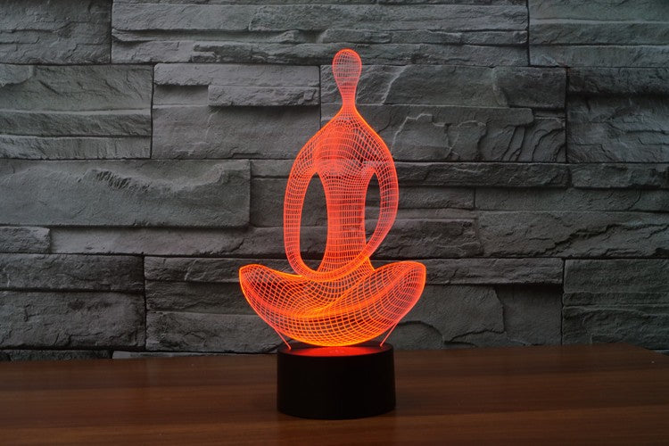 Skorter | Meditation Yoga 3d Led Night Light