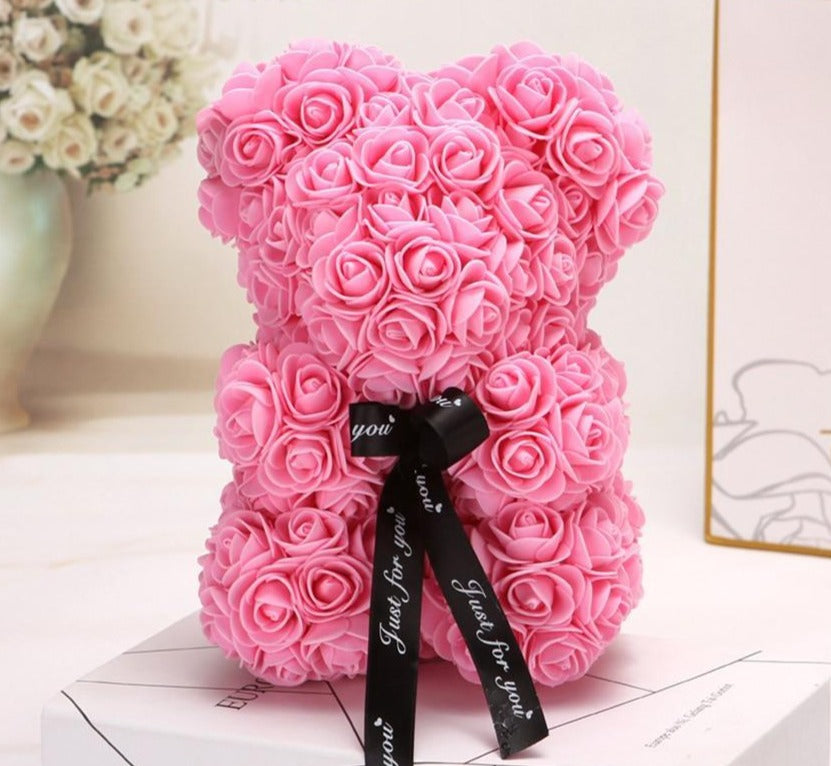 Skorter | Bear Uk | Handmade Luxury Flower Skorter | Love Teddy Bear