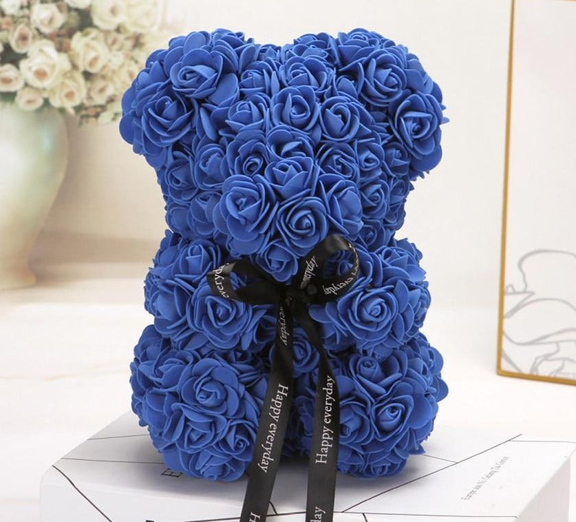 Skorter | Bear Uk | Handmade Luxury Flower Skorter | Love Teddy Bear