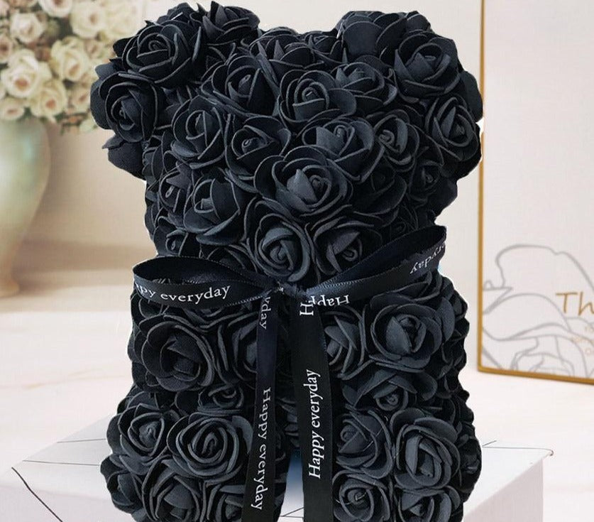 Skorter | Bear Uk | Handmade Luxury Flower Skorter | Love Teddy Bear