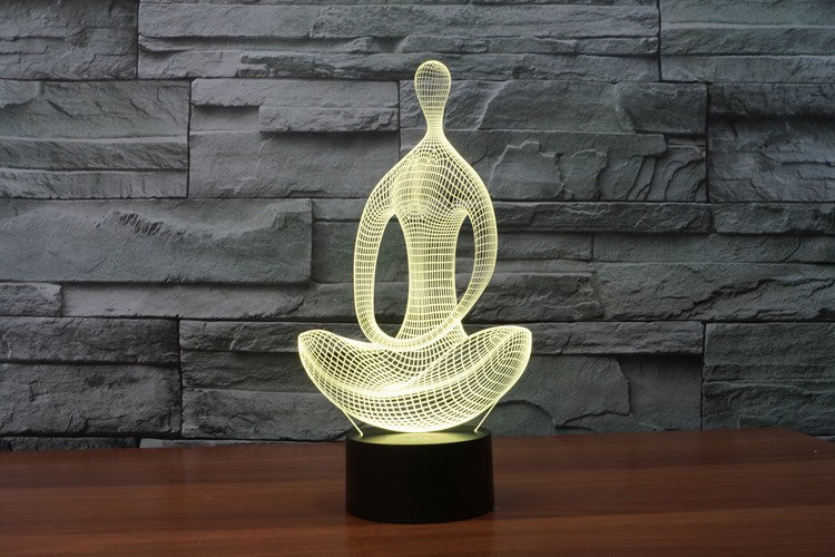 Skorter | Meditation Yoga 3d Led Night Light