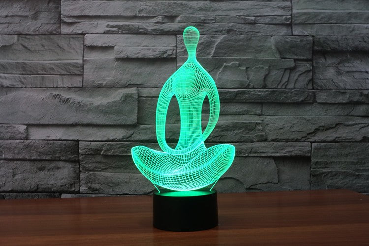 Skorter | Meditation Yoga 3d Led Night Light