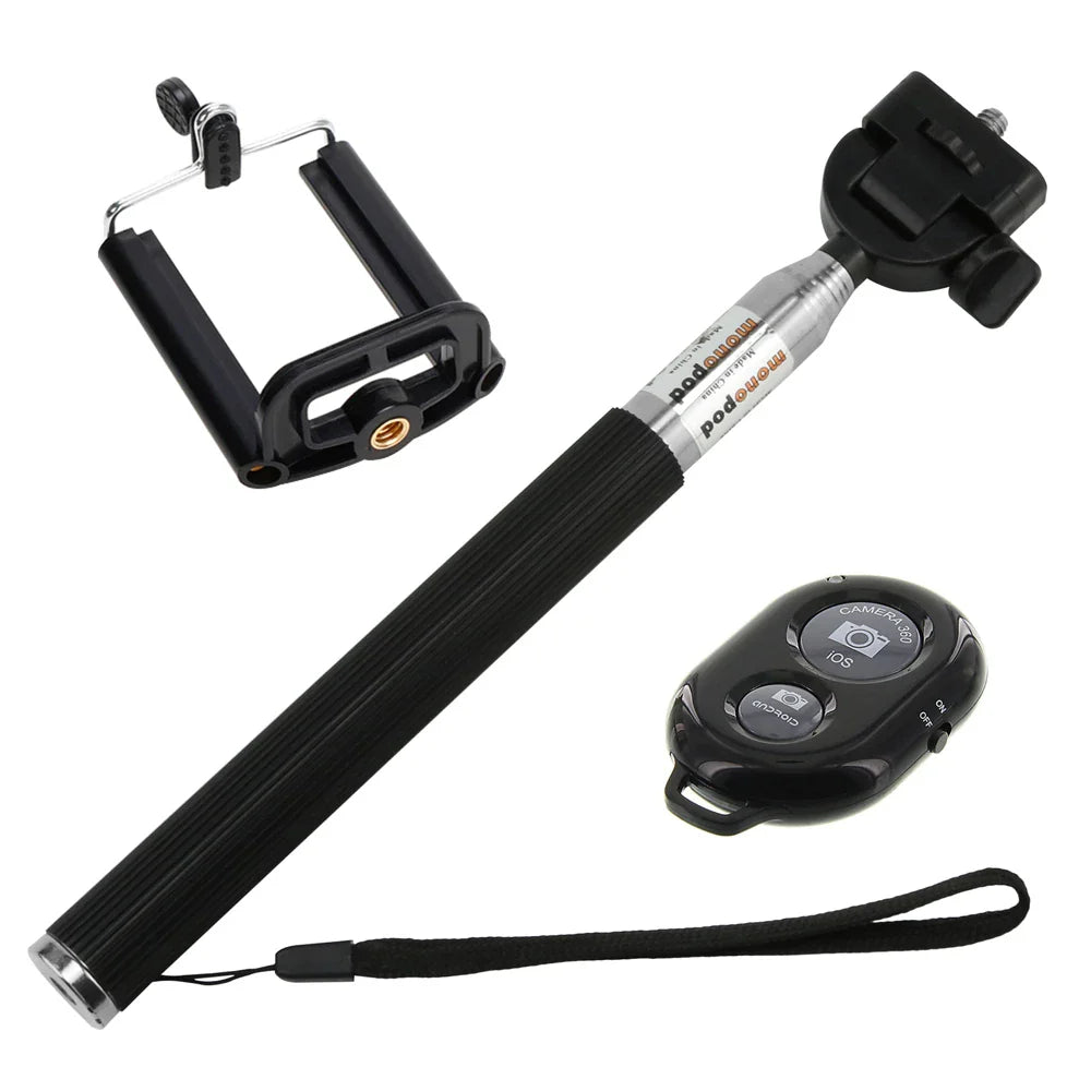 Skorter | Bluetooth-Compatible Selfie Stick with Battery Remote Control Shutter