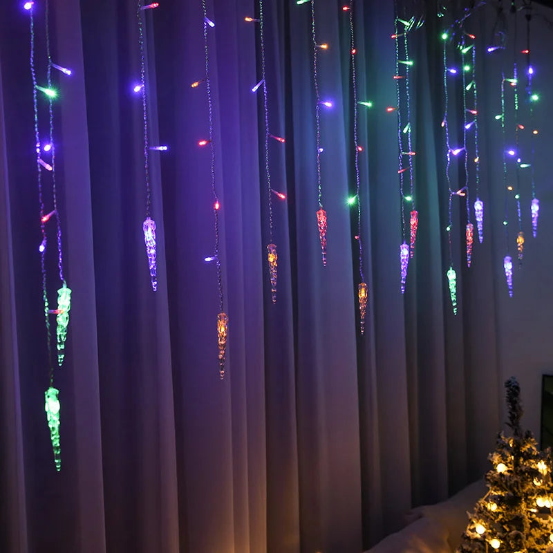 Skorter | CrystalGlow - LED Lighting Curtain for Outdoors