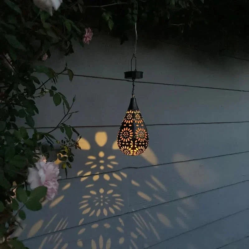 Skorter | Solar Drop Garden Light with Warm White LED – Waterproof Outdoor Lighting