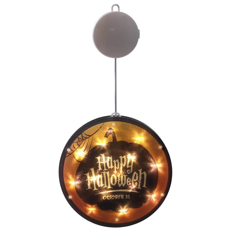 Skorter | Halloween Ghost Colorful Fabric 1-Light Battery LED Adhesive Pendant Lights String