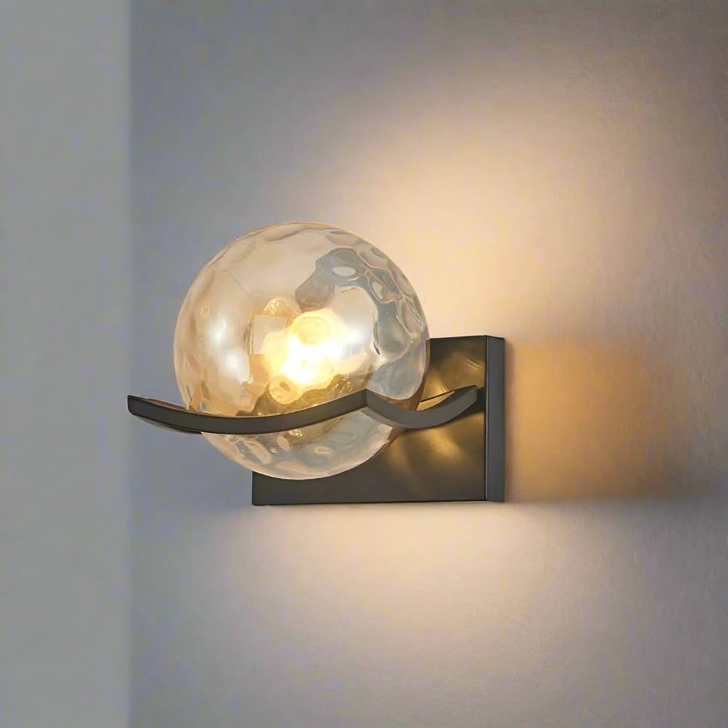 Skorter | Modern LED Wall Lamp with Glass Panel