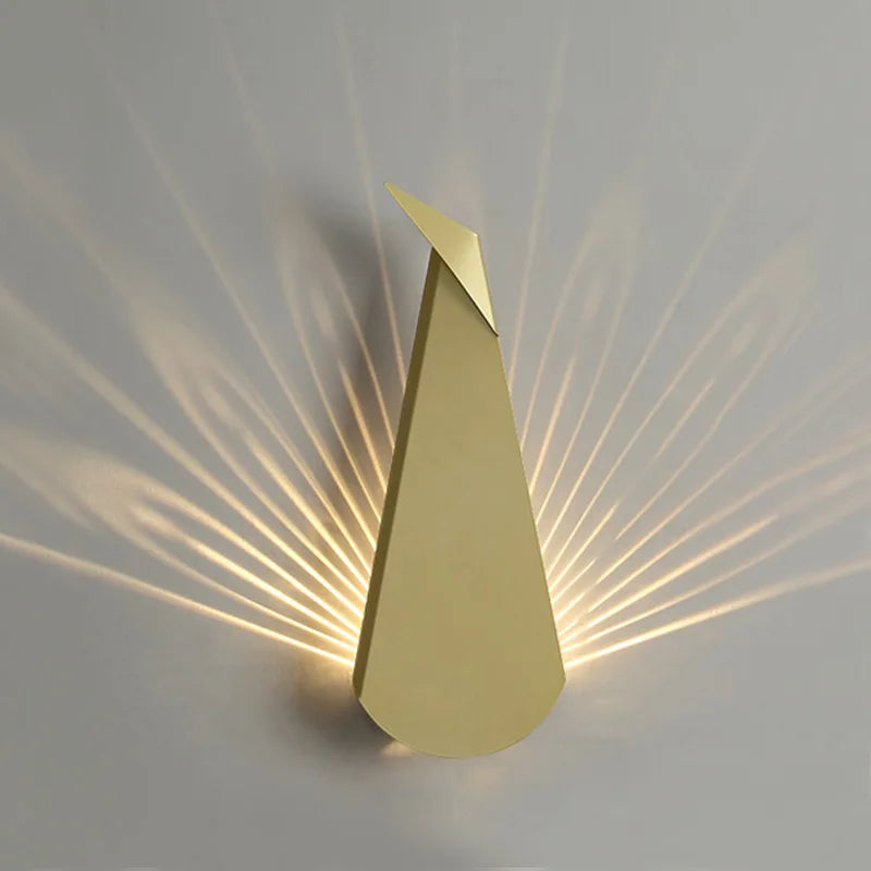 Skorter | ElegantLight - Peacock Lamp Modern LED Wall Lamp