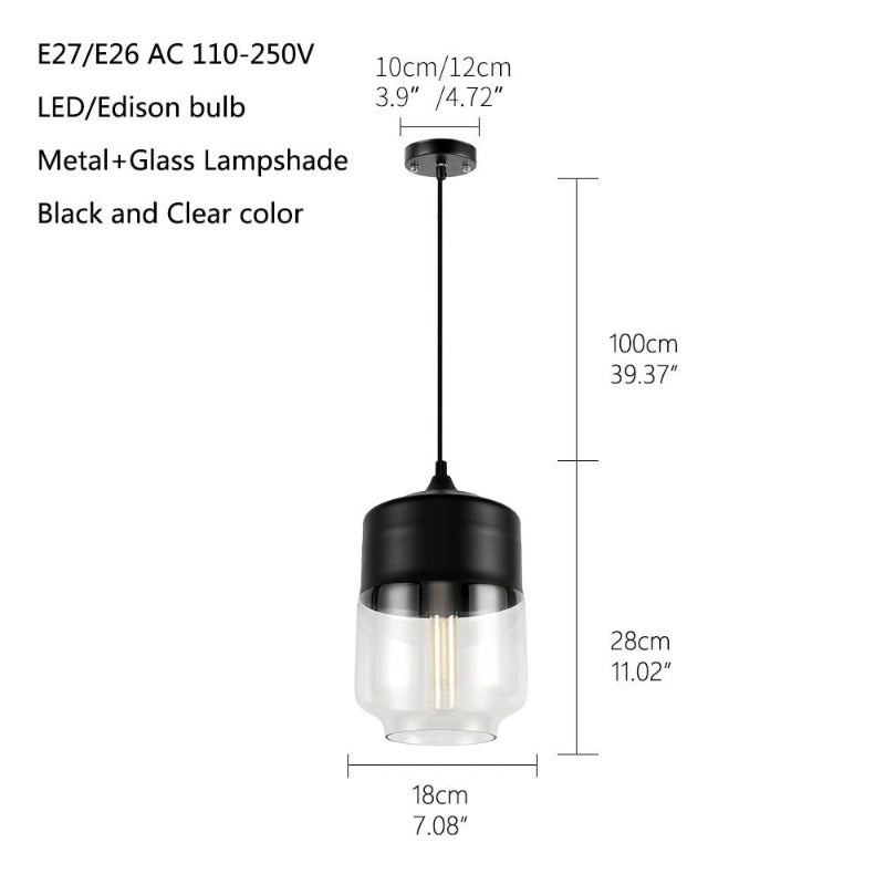 Skorter | Nordic Glass Pendant Lamp