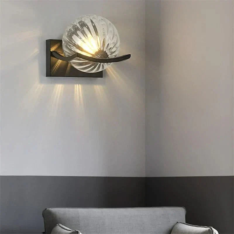 Skorter | Modern LED Wall Lamp with Glass Panel