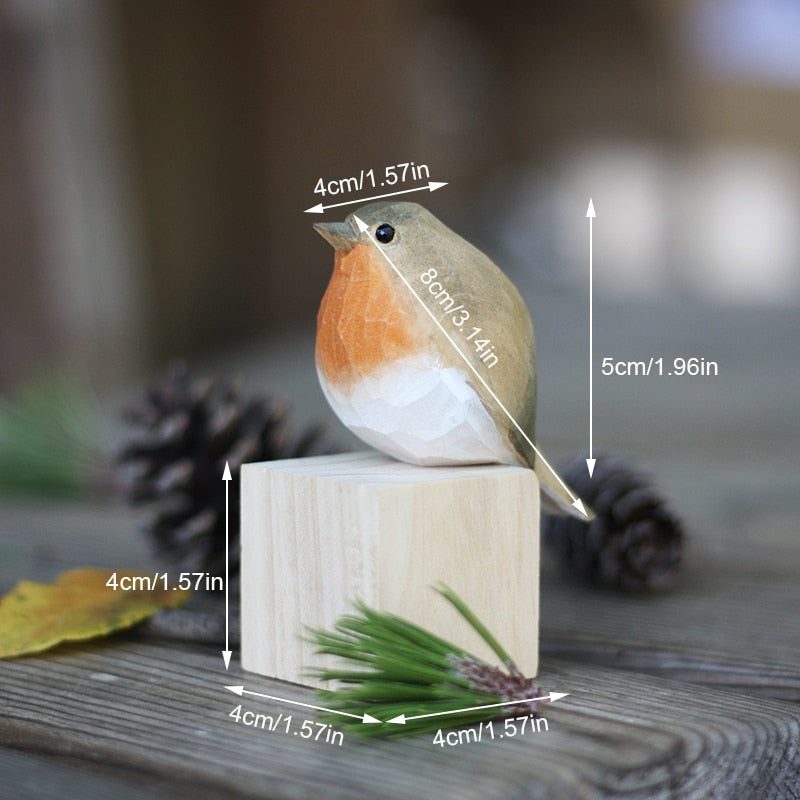 Skorter | NordicFeathers - Elegant Wooden Bird Figurines