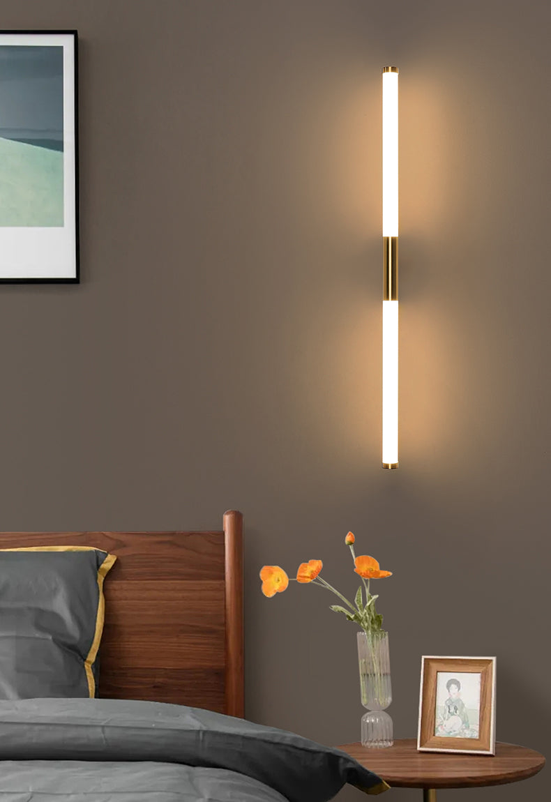 Skorter | BarGleam – Minimalist Gold Wall Lamp with a Modern Twist