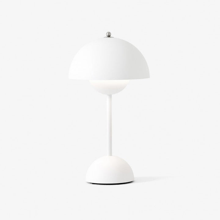 Skorter | Flowerpot Table Lamp - Rechargeable Bedside Lamp & Cordless Design Mushroom Shaped Lamps