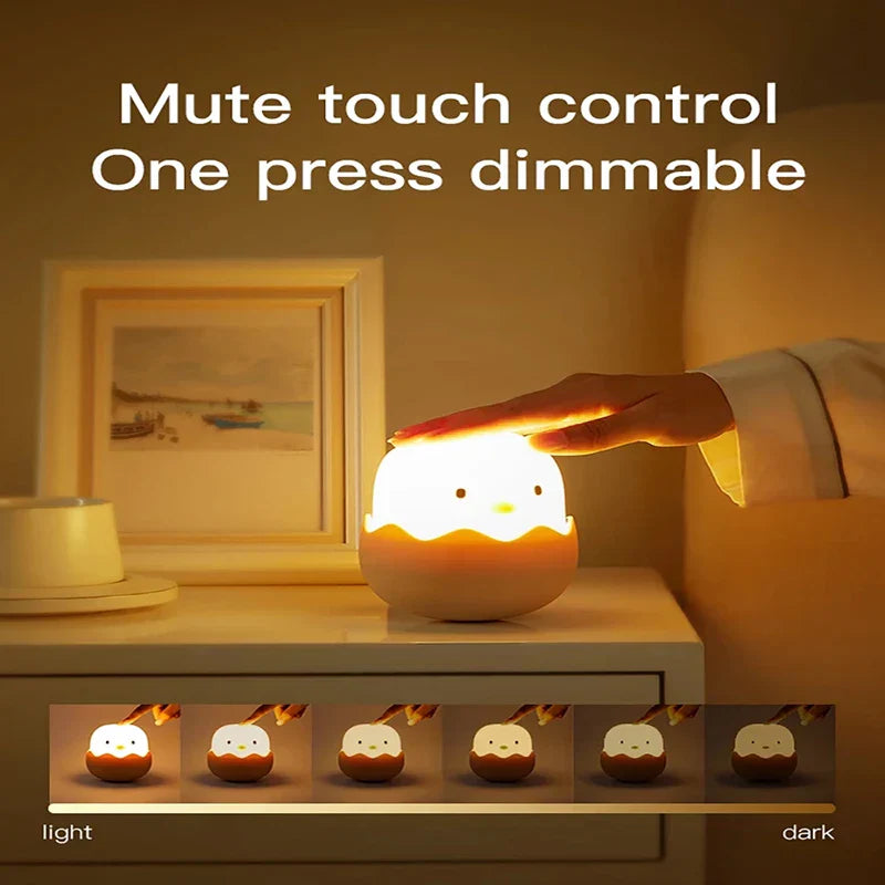Skorter | Chicken Eggshell Night Light - USB Rechargeable Animal Lamp