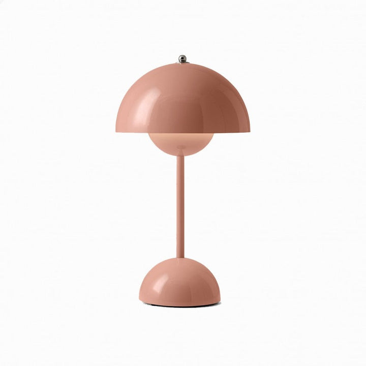 Skorter | Flowerpot Table Lamp - Rechargeable Bedside Lamp & Cordless Design Mushroom Shaped Lamps