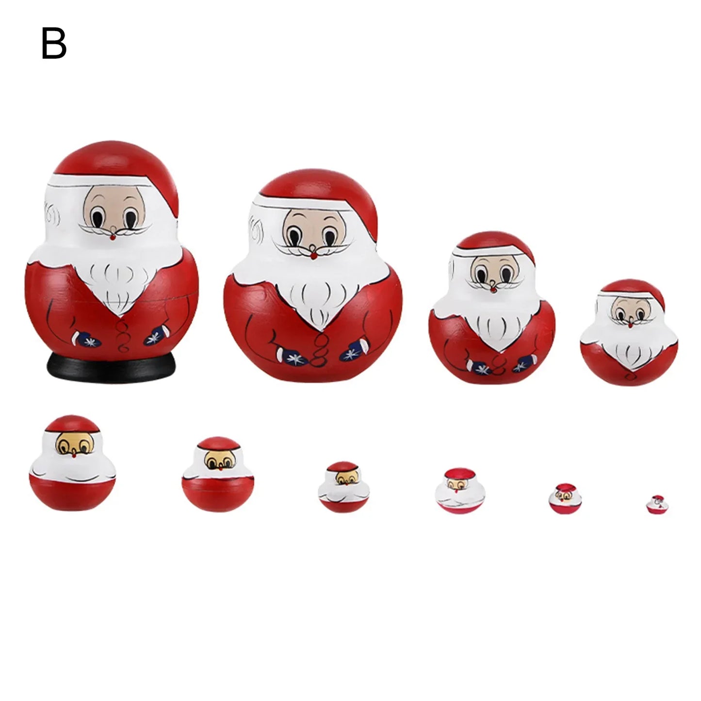 Skorter | 10 pieces/set wooden Russian matryoshka dolls