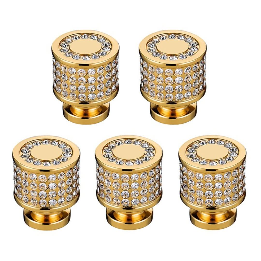 Skorter | Crystal Gold Handle - 2 Pieces