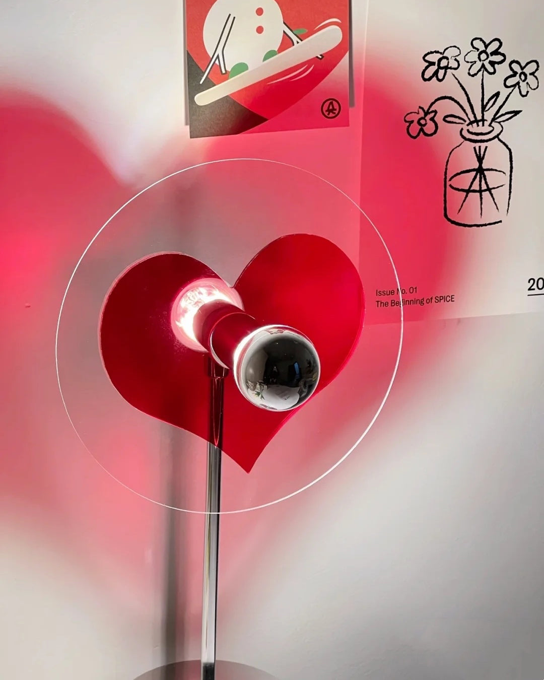 Skorter | LoveGlow – Elegant Table Lamp with Rechargeable LED