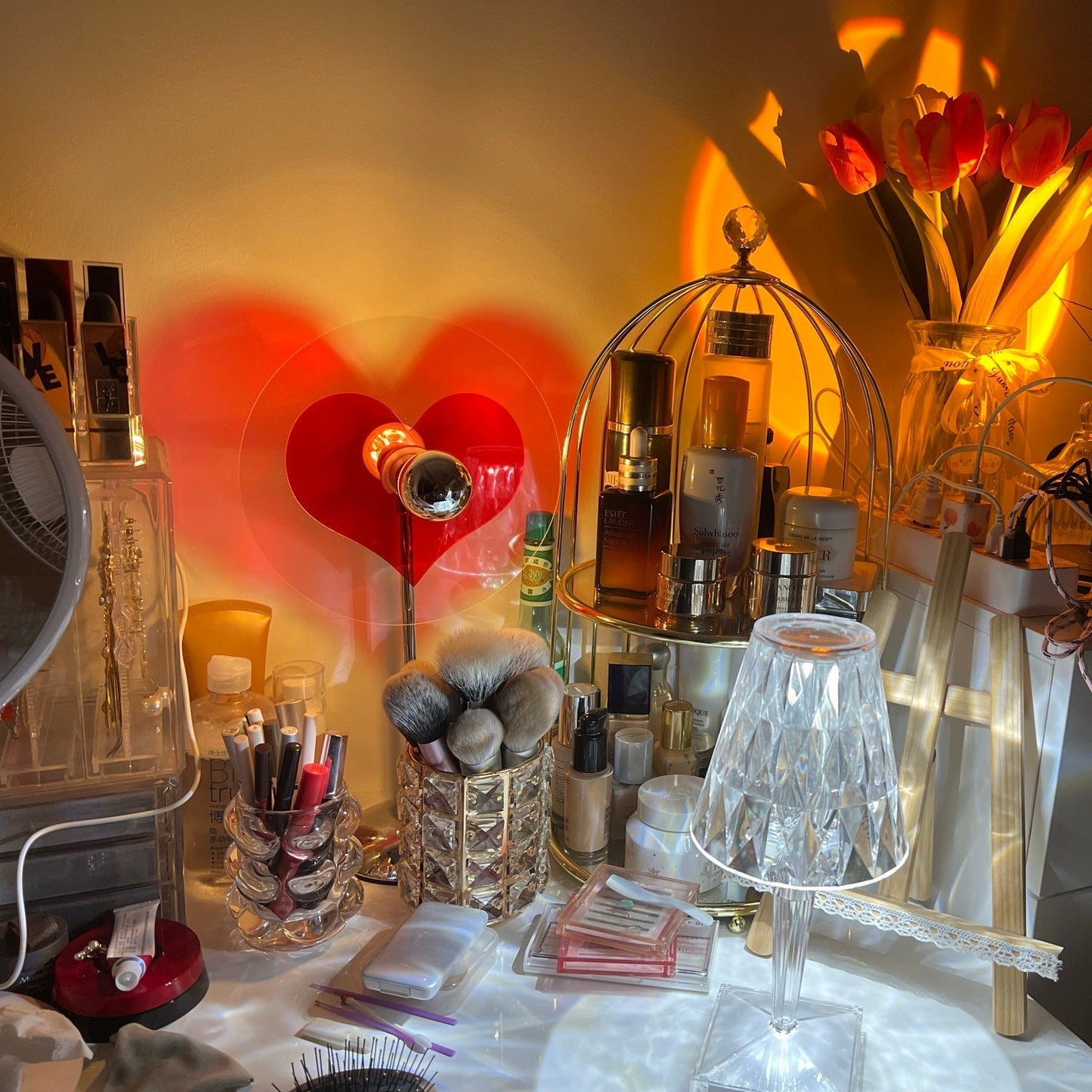 Skorter | LoveGlow – Elegant Table Lamp with Rechargeable LED