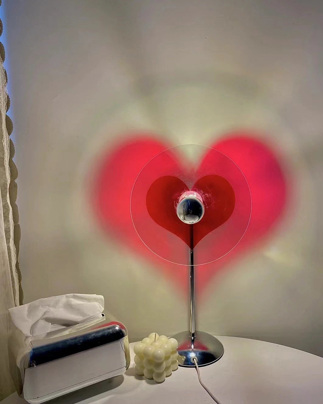 Skorter | LoveGlow – Elegant Table Lamp with Rechargeable LED