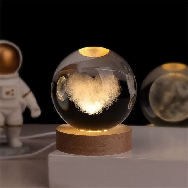 Skorter | Luminous Crystal Ball LED Night Light Decor