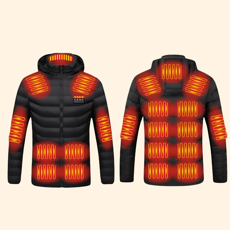 Skorter | Men’s & Women’s Heated Jacket – Best Rechargeable Heated Puffer Coat, Lightweight Battery Heated Winter Jacket UK