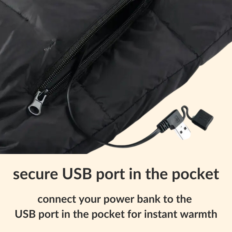 Skorter | Men’s & Women’s Heated Jacket – Best Rechargeable Heated Puffer Coat, Lightweight Battery Heated Winter Jacket UK