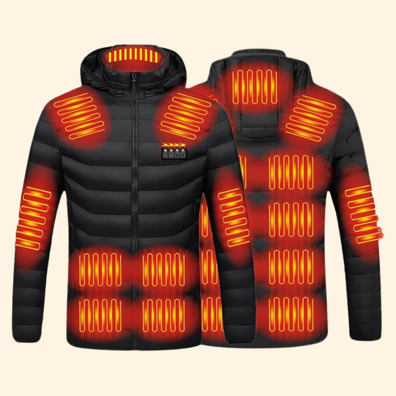 Skorter | Men’s & Women’s Heated Jacket – Best Rechargeable Heated Puffer Coat, Lightweight Battery Heated Winter Jacket UK