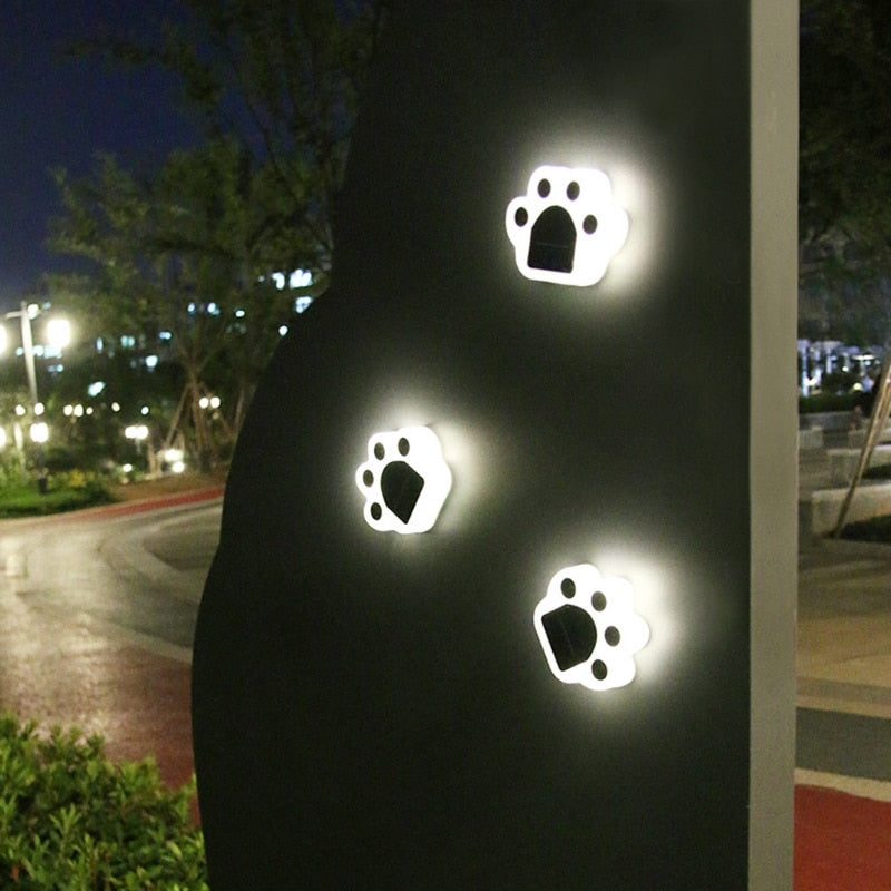 Skorter | Cat Paw Solar Powered Outdoor Floor Lamps