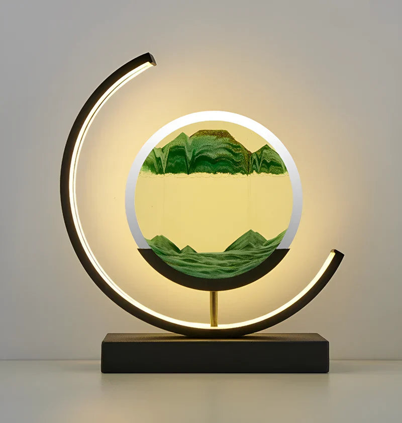 Skorter | Sandscape - LED lamp with floating sand 3D quicksand night light