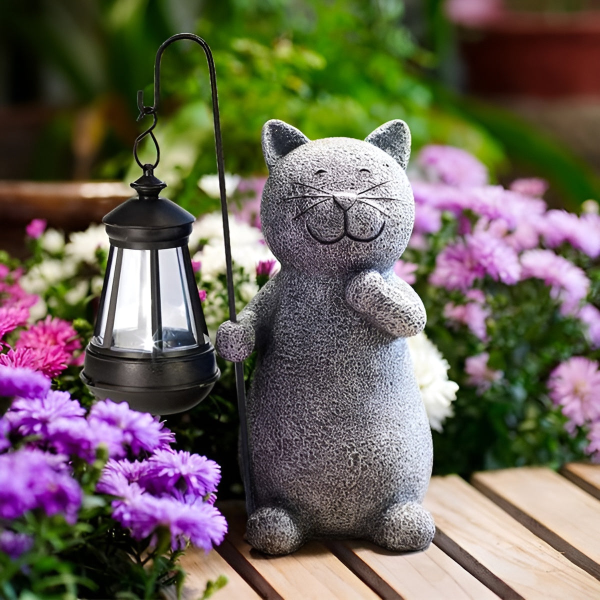 Skorter | KittyBeam - Enchanting Sun Cat Lamp for Garden Performance